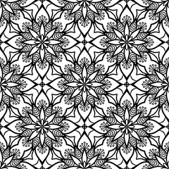 Seamless pattern. Vintage decorative elements