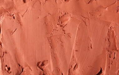 Red modelling clay, playdough surface, texture and background