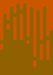 Burnt Orange color Abstract Rounded Color Lines halftone transition background illustration