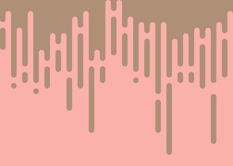 Apricot Blush color Abstract Rounded Color Lines halftone transition background illustration