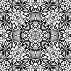 Seamless pattern. Vintage decorative elements