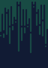 Forest Green color Abstract Rounded Color Lines halftone transition background illustration