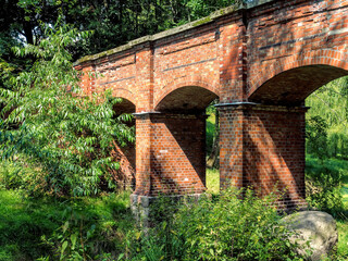 Old aqueduct in Warsaw