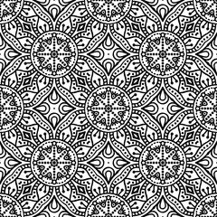Seamless pattern. Vintage decorative elements