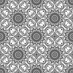 Seamless pattern. Vintage decorative elements