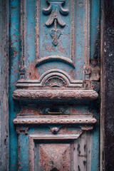 old wooden door