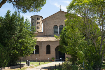 Fototapeta na wymiar Basilica of Sant'Apollinare in Classe in Ravenna