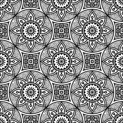 Seamless pattern. Vintage decorative elements