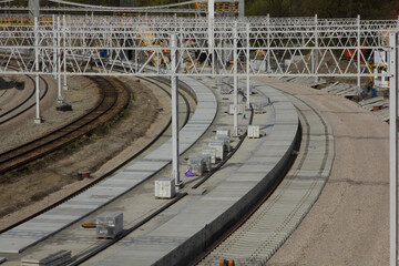 Construction and renovation of a railway station in Krakow.
