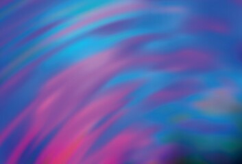 Fototapeta premium Light Purple, Pink vector abstract blurred background.