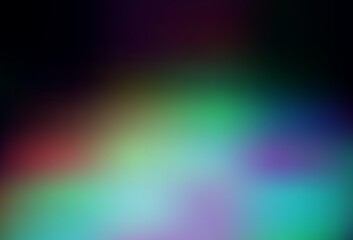 Dark Gray vector blurred bright template.