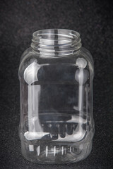 Plastic translucent beaches for drinks.