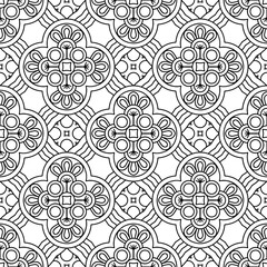 Seamless pattern. Vintage decorative elements