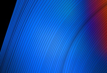 Light Blue, Red vector template with wry lines.