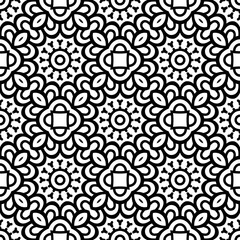 Seamless pattern. Vintage decorative elements