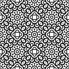 Seamless pattern. Vintage decorative elements