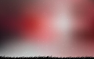 Dark Red vector template with space stars. Space stars on blurred abstract background with gradient. Pattern for astrology websites.