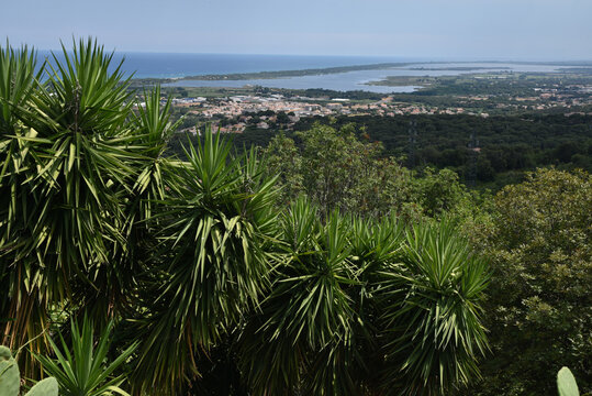 Etang de Biguglia sur la côte orientale de la Corse