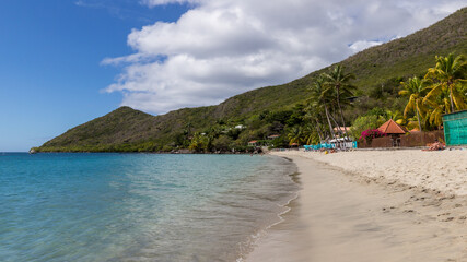 Obraz premium Landscape of the Caribbean beach in Sainte Anne Martinique
