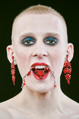 man jewelry provocation