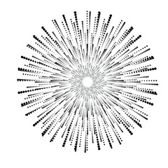 Obraz premium Halftone dots in circle form. Circular Music equalizer . Audio waves . Sound frequency . round logo . vector dotted frame . design element