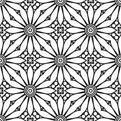 Seamless pattern. Vintage decorative elements