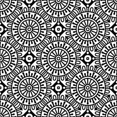 Seamless pattern. Vintage decorative elements
