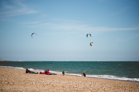 Hayling Island wind surfer