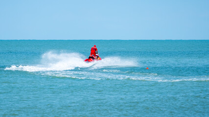 Coast Guard on the Black Sea off the coast of Anaklia, Georgia © k_samurkas