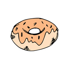 Donuts Hand Drawn Illustration