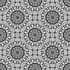 Seamless pattern. Vintage decorative elements