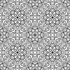 Seamless pattern. Vintage decorative elements