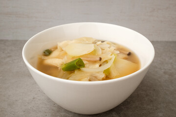 Cooking dough on a white background