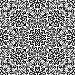 Seamless pattern. Vintage decorative elements