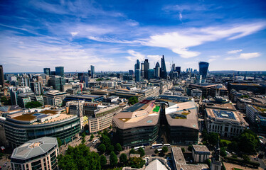 birdeye view of london