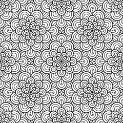 Seamless pattern. Vintage decorative elements