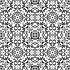 Seamless pattern. Vintage decorative elements