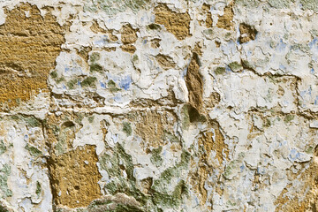 Abstract concrete, weathered with cracks and scratches. Landscape style. Grungy Concrete Surface. Great background or texture.