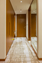 Entrance of the room at the hotel