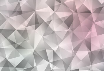 Light Pink, Yellow vector polygon abstract background.