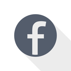 Obraz premium F letter modern design logo, flat vector icon