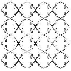 LUXURY DESIGN ORNAMENTS GEOMETRIC AZTECS PATTERN