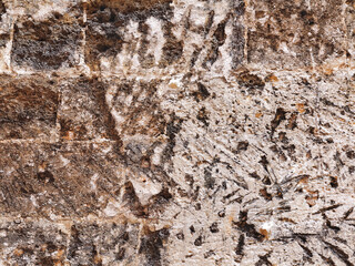 Wall built of natural stone. Can be used as background. Great background or texture.