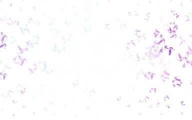 Light Pink, Blue vector natural artwork with leaves, branches.