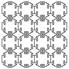 LUXURY DESIGN ORNAMENTS GEOMETRIC AZTECS PATTERN