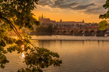 Panorama of old Prague