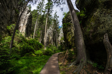 Adrspach-Teplice Rocks sandstone formations, Czech Republic