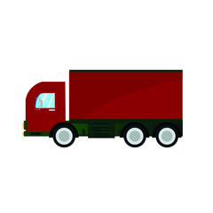 truck for your project isolated on white background, minimalism style. Vector illustration