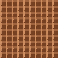 Vector seamless pattern texture background with geometric shapes, colored, brown colors.