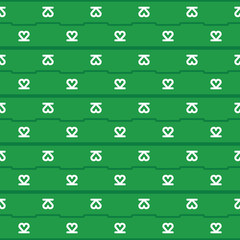 Vector seamless pattern texture background with geometric shapes, colored in green, white colors.